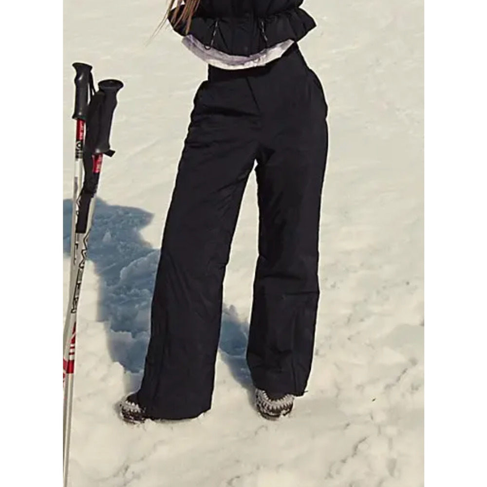 FREE PEOPLE FP MOVEMENT BLACK SUNDAY SKIES SKI SNOWBOARDING WINTER SNOW PANTS XS